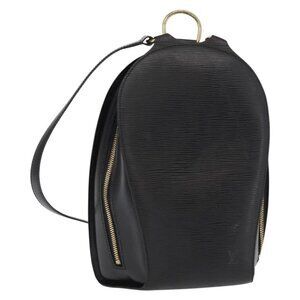 LOUIS VUITTON Epi Mabillon Backpack Black